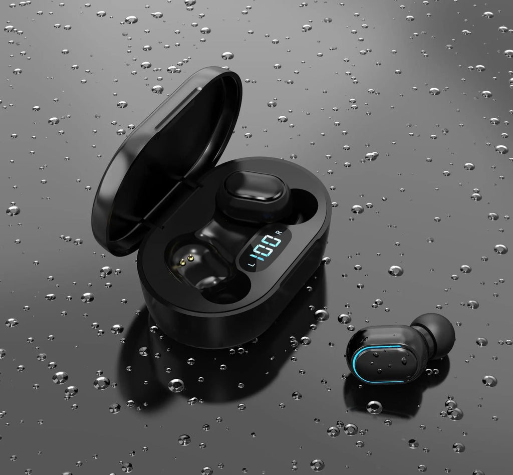 E7S wireless binaural mini in-ear sports Bluetooth headset with ear hook, available in multiple colours