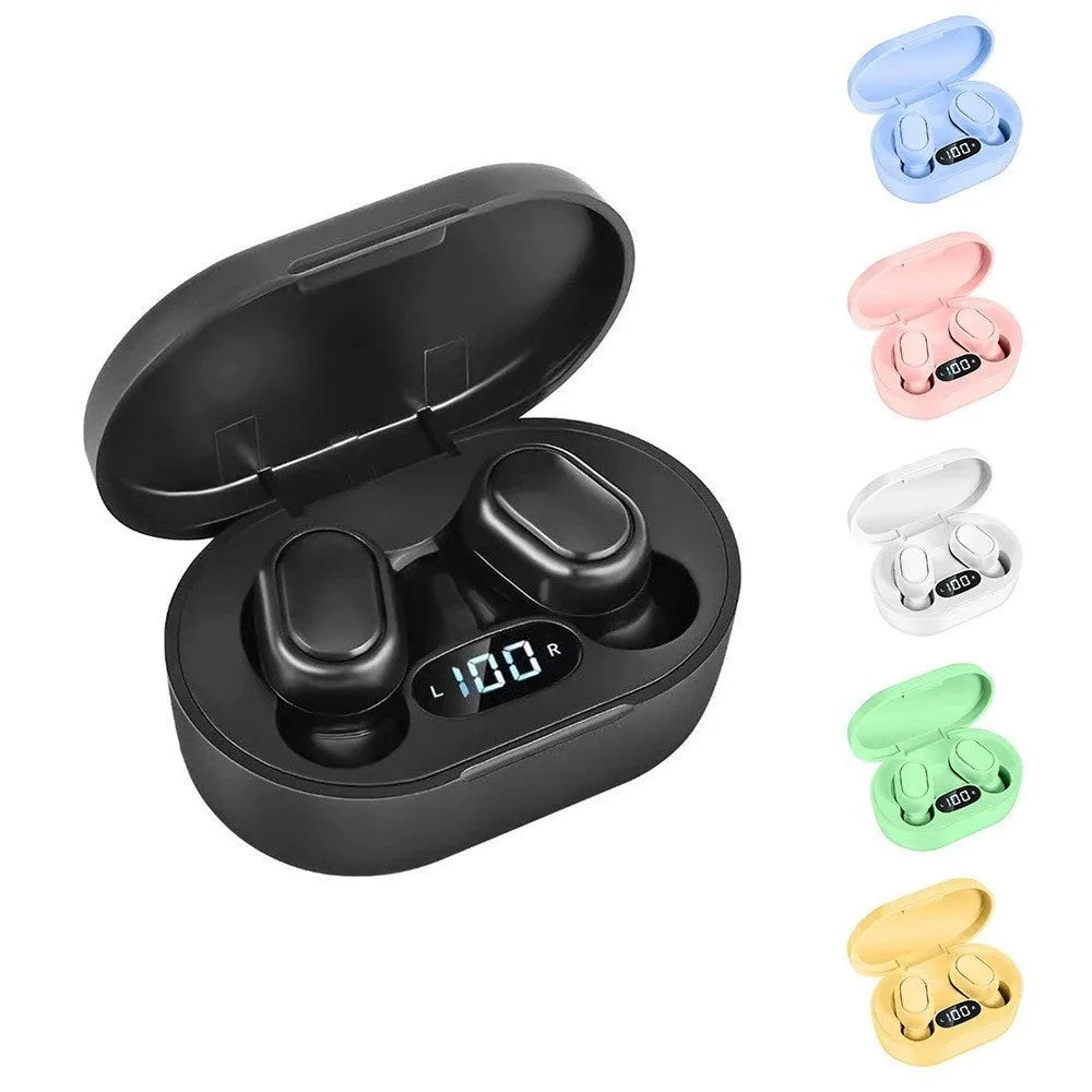 E7S wireless binaural mini in-ear sports Bluetooth headset with ear hook, available in multiple colours