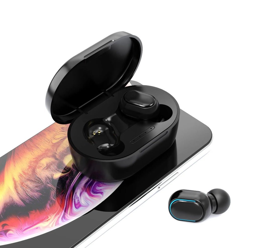 E7S wireless binaural mini in-ear sports Bluetooth headset with ear hook, available in multiple colours