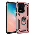 Samsung military anti-fall phone case with ring bracket in black for S20