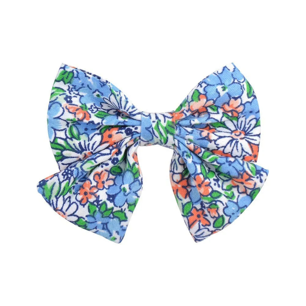 Handmade duckbill hair clip bowknot design children European American style individually packed