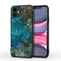 Marble pattern back cover case for iPhone models 5 through 11 Pro Max.