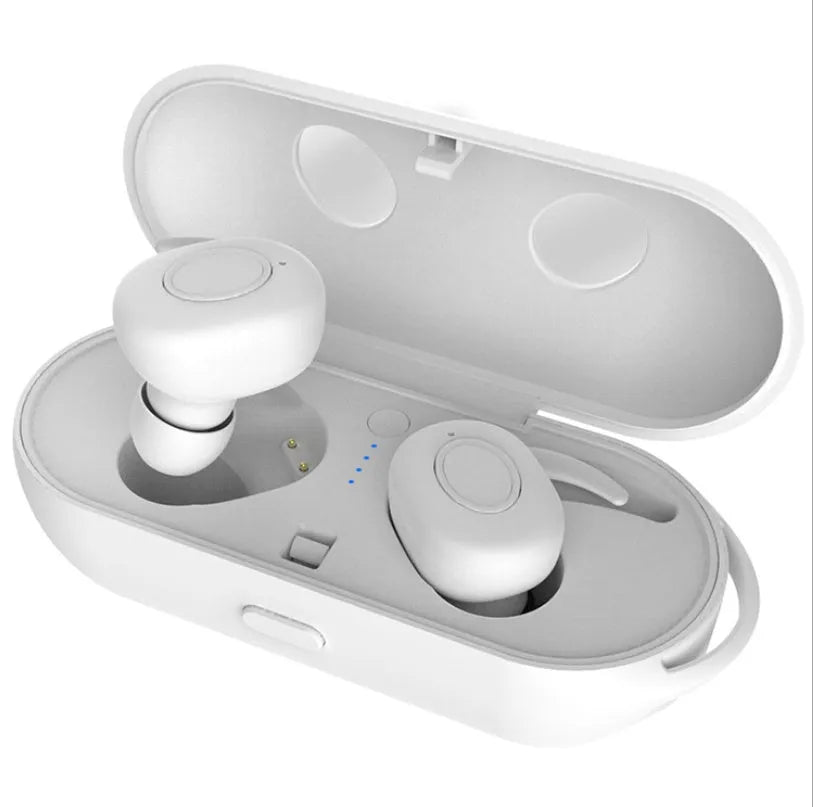 CSR Air TWS wireless Bluetooth earbuds in black, green, red, and white colours displayed on a surface.