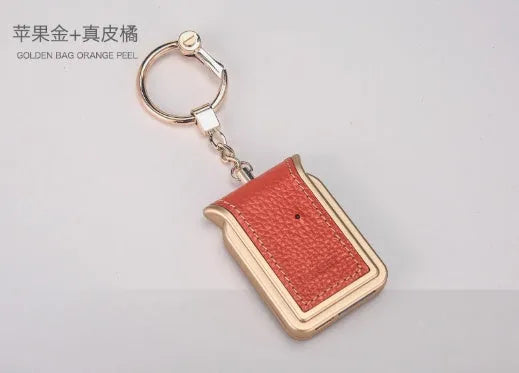 Bluetooth dual SIM adapter keychain for iOS in leather and colour options