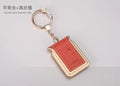 Bluetooth dual SIM adapter keychain for iOS in leather and colour options