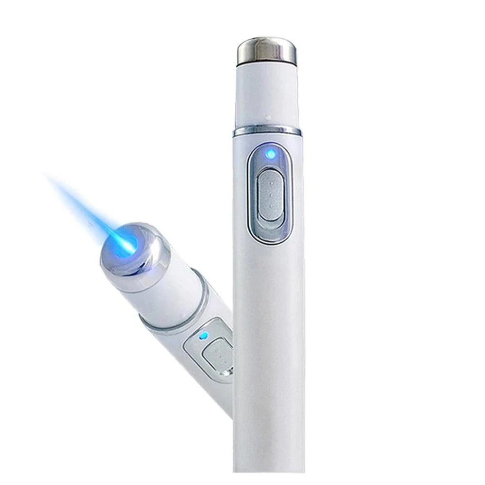 Blue Light Therapy Acne Laser Pen: Portable Scar & Wrinkle Removal Treatment Device for Flawless Skin Care Beauty Equipment