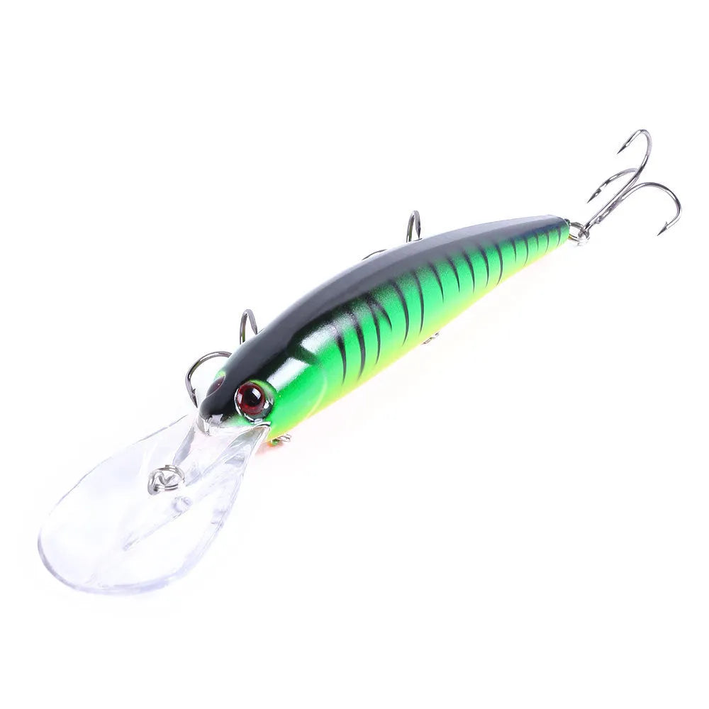 Biomimetic plastic fishing bait lure 16.5cm 21g with hook, MI124 series in multiple colours