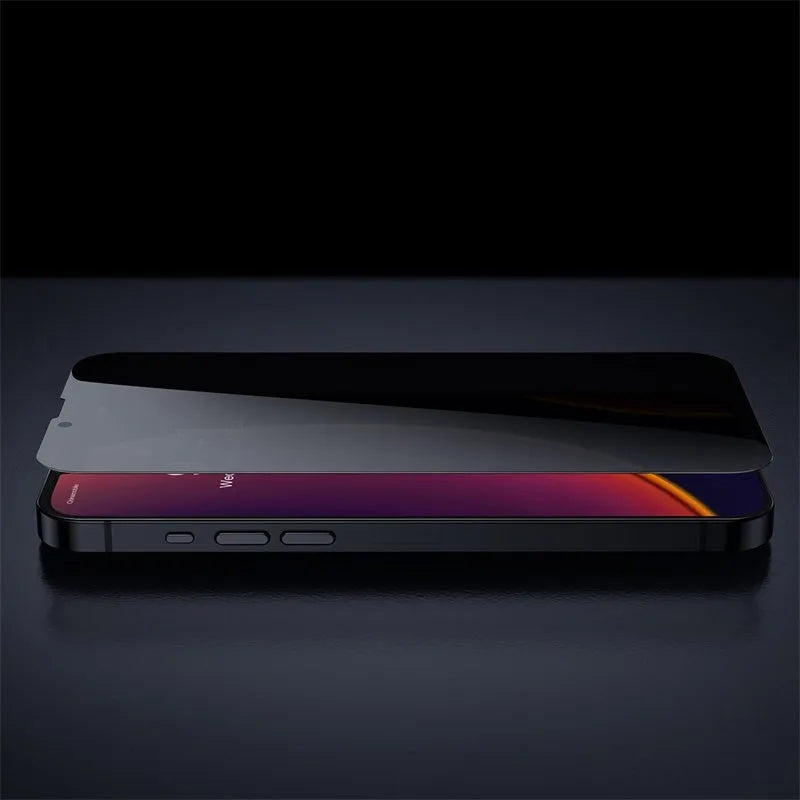 0.23mm curved privacy tempered film for iPhone 13 5.4 inch Black front screen protector