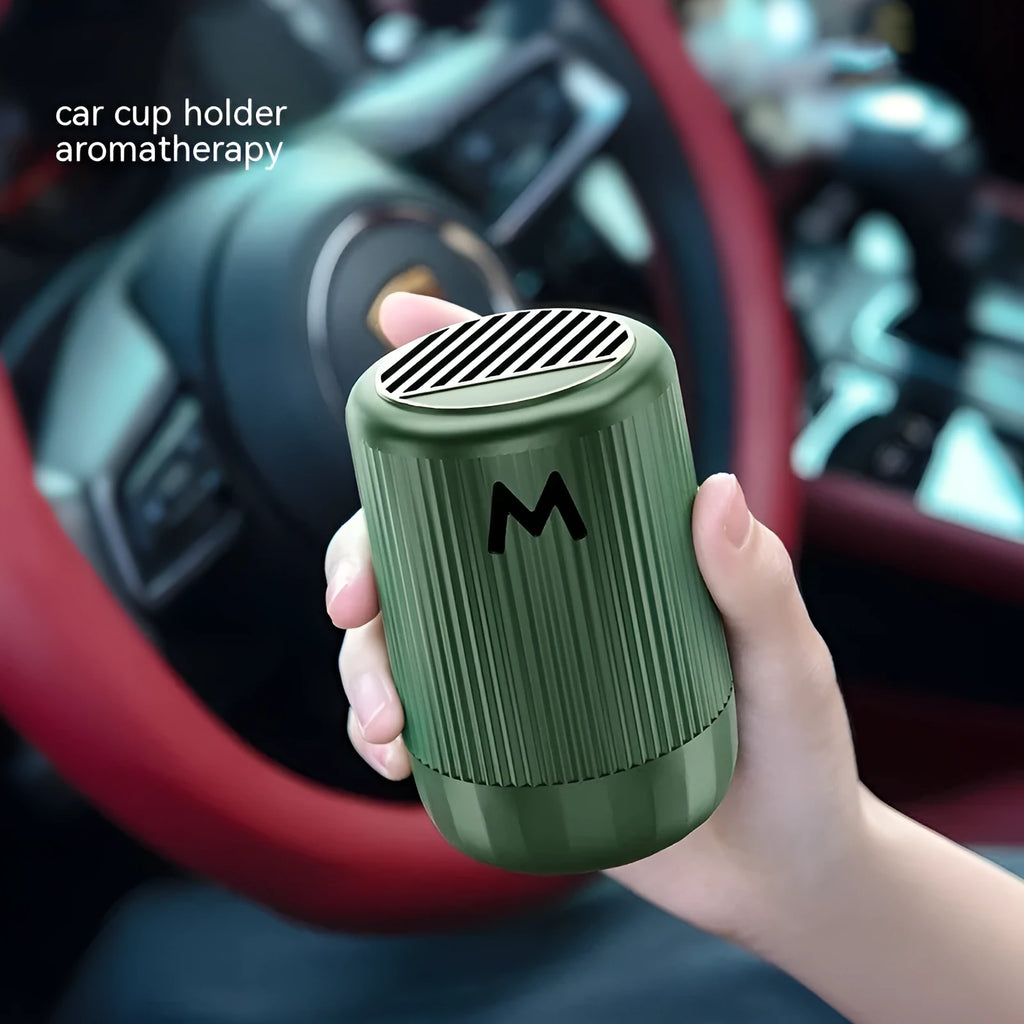 Solid car aromatherapy decoration supplies in decorative cup with four scent options for vehicles and indoor use