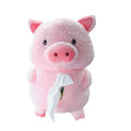 Cartoon lamb plush car tissue box for automobile and household decoration
