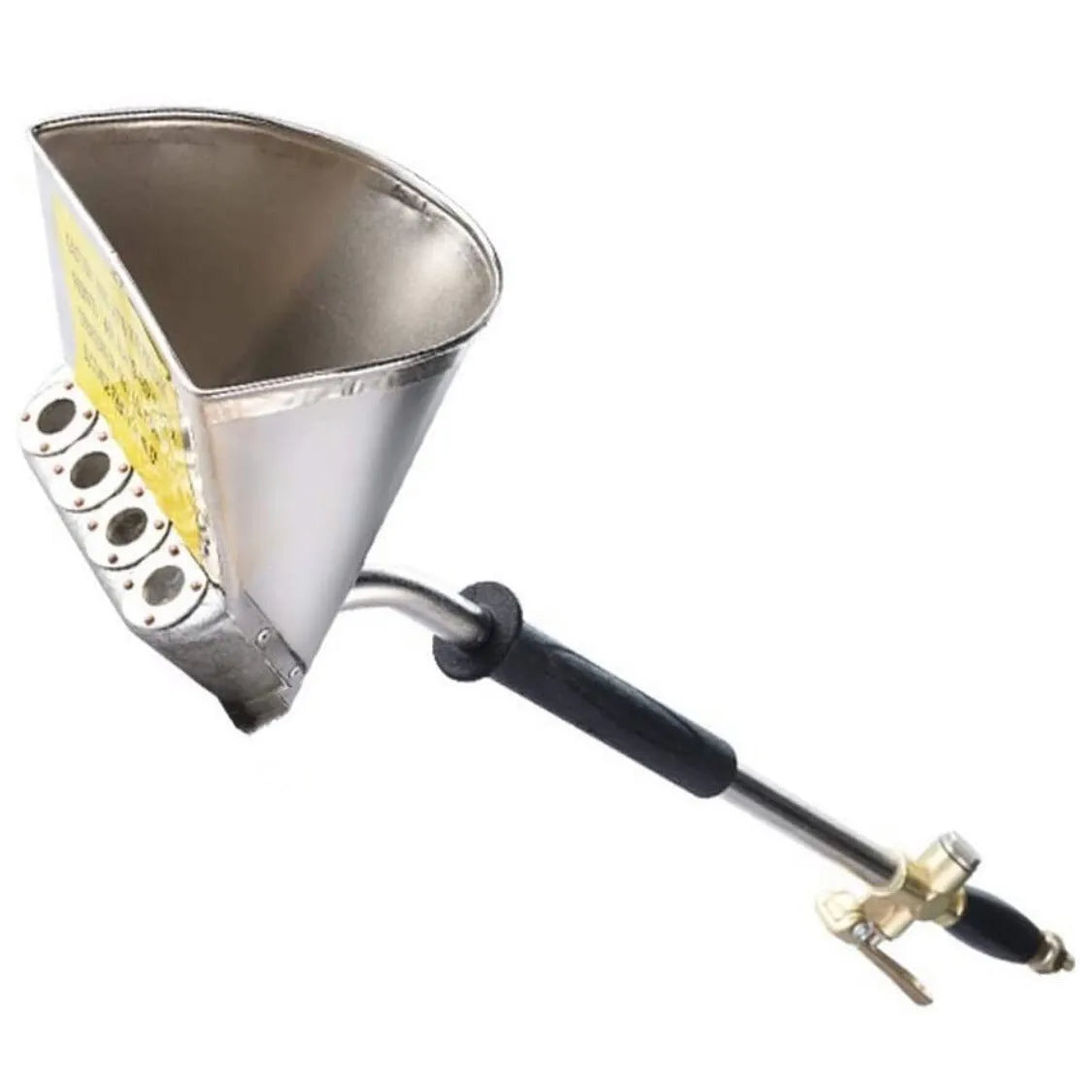 Automatic aluminium and stainless steel spray gun for wall waterproofing and fireproof coatings
