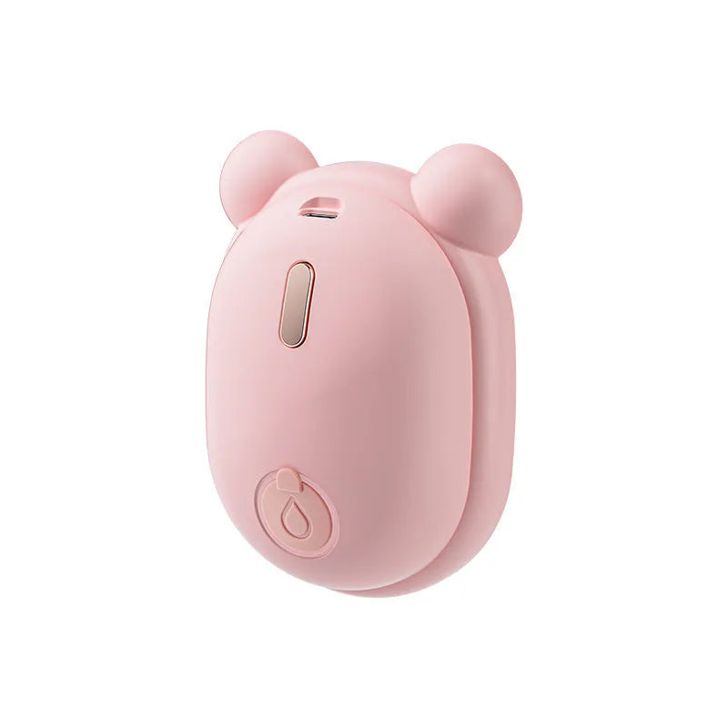 Rechargeable pet grooming brush with spray function in pink or yellow colour options