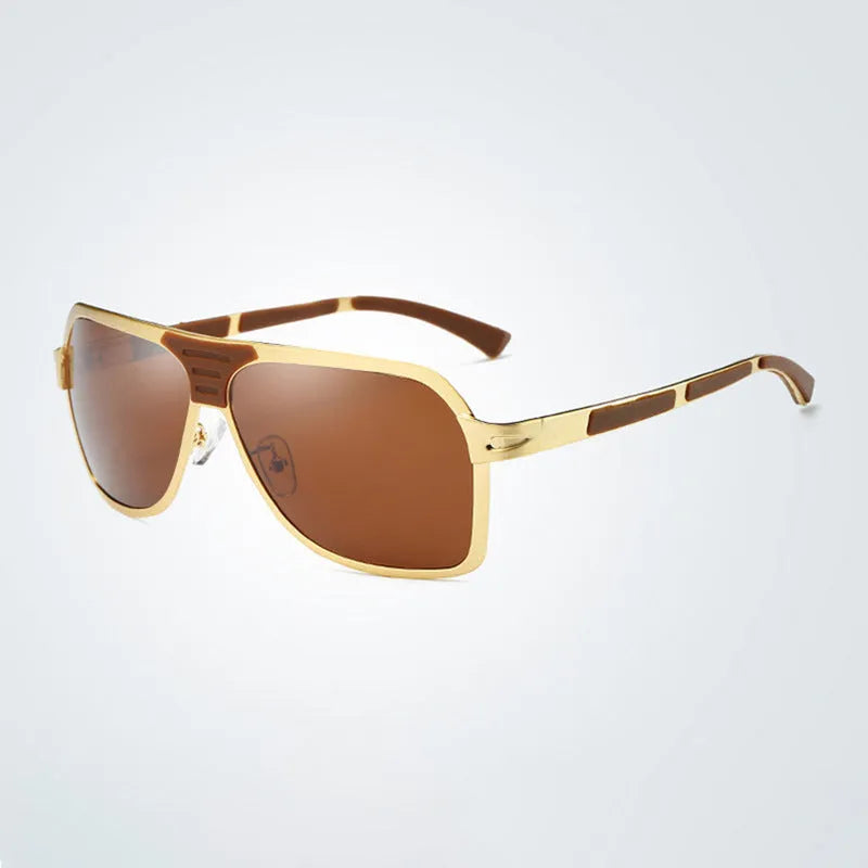UV400 polarised TAC lens fishing and driving glasses in black, gold, grey, silver colour options