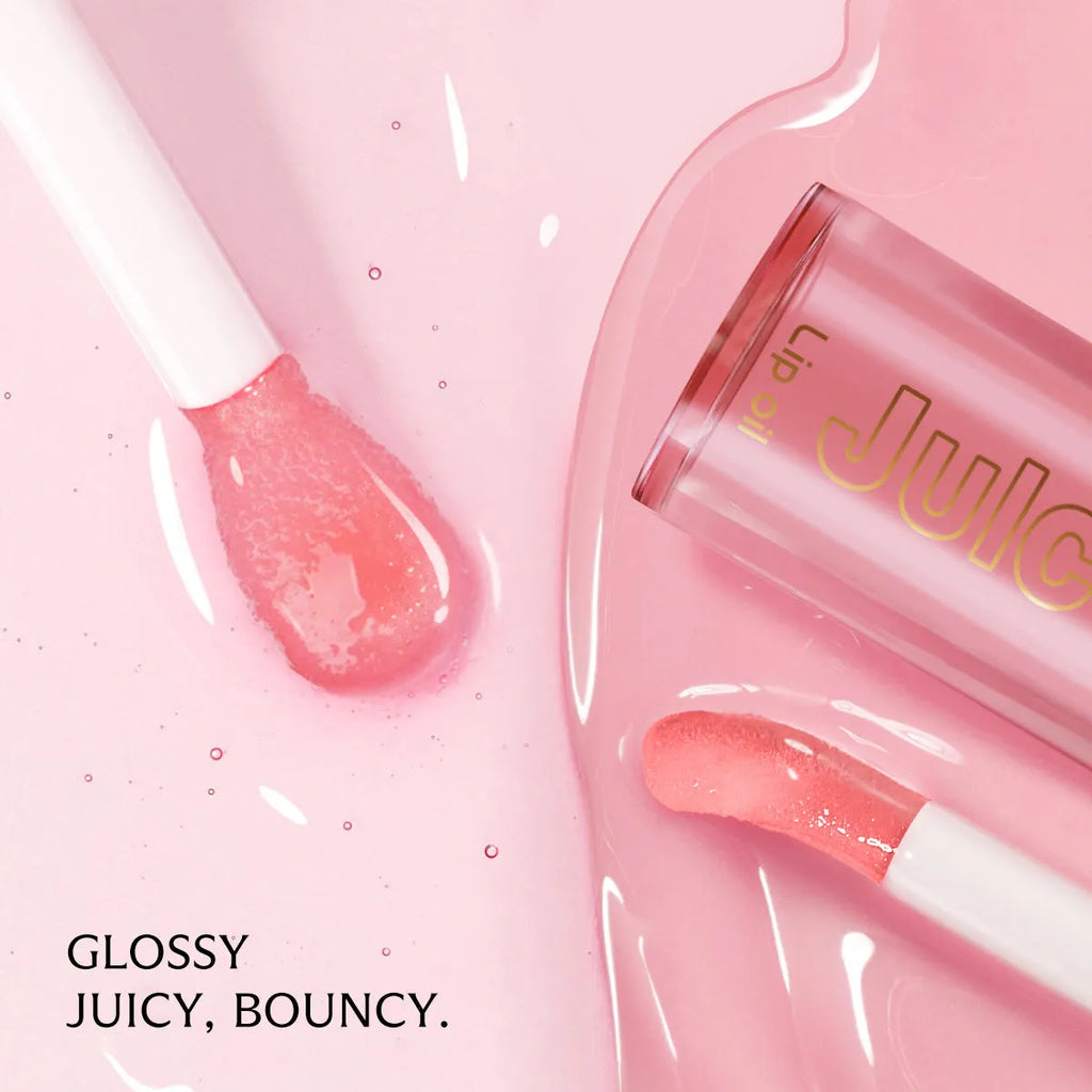 PHOFAY Juicy Lip Oil 4.8ml tube with doe-foot applicator, non-sticky moisturising lip gloss, shades 01-08