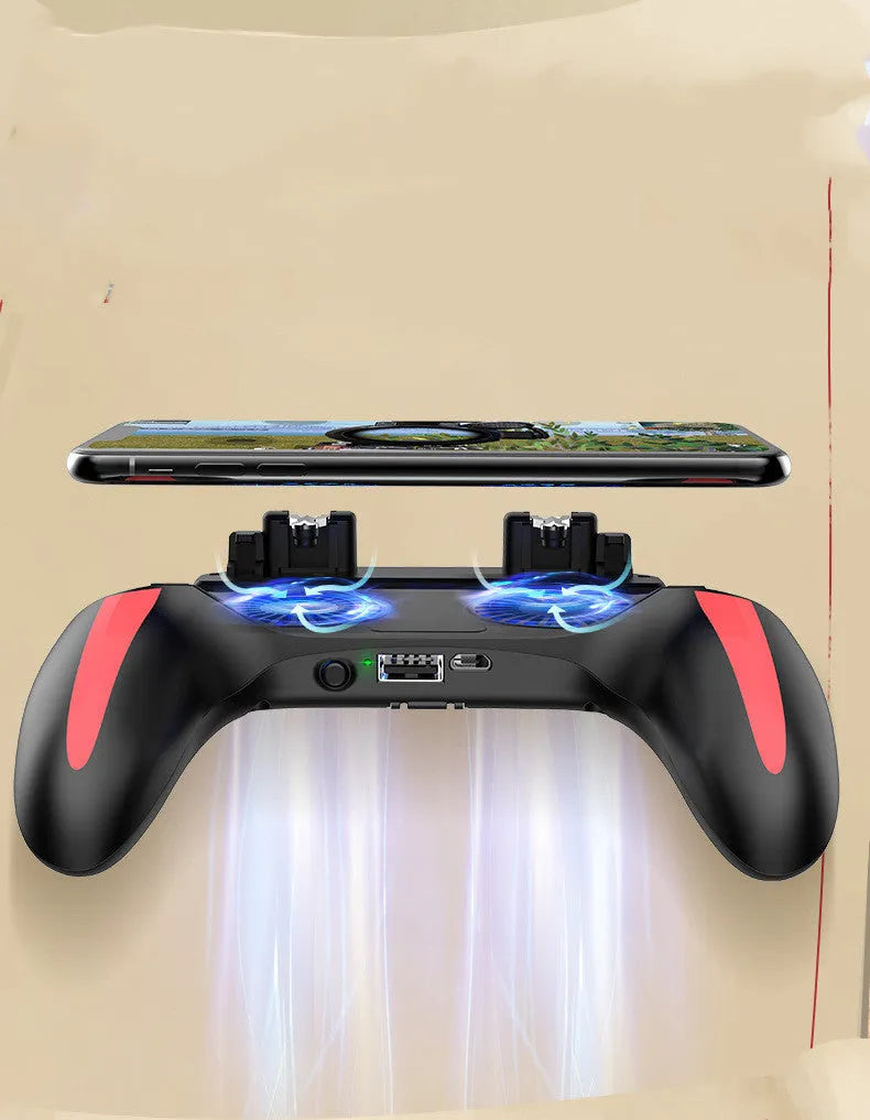 H10 smartphone cooling fan accessory for 4.7-6.5 inch mobile phones in ABS plastic