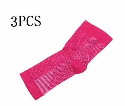 Compression foot sleeve for men women anti fatigue ankle support breathable nylon moisture wicking