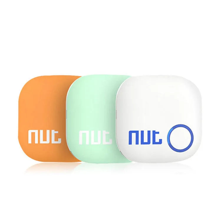 NUT2 generation anti-lost device in compact ABS casing with wireless range 10-20 metres available in green orange and white