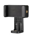 Black plastic phone holder with rotating clamp mechanism showing 10x4x3.5mm dimensions