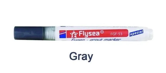Tile gap grout coating marker pen with colour options for ceramic floor and wall crevice repair