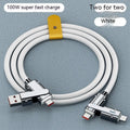 Orange fast charge cable 1m with zinc alloy connector for mobile phones