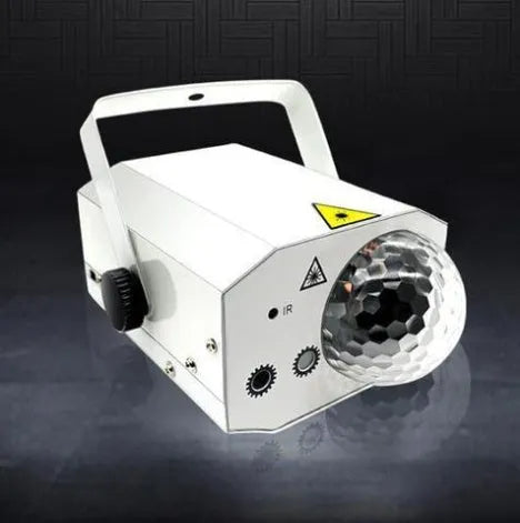 Black and white LED laser magic fan stage lighting equipment with compact 190mm design