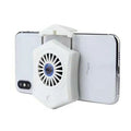 Black mobile phone cooling radiator with aluminium alloy construction and dual USB interface connectors