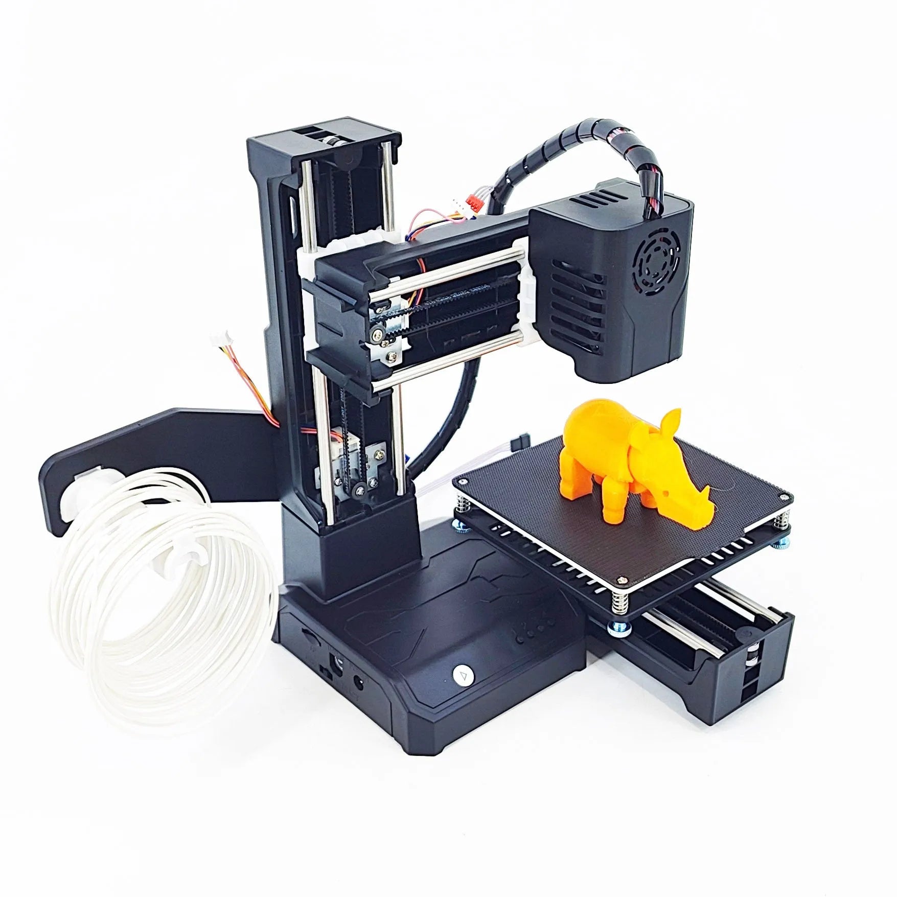 K9 Mini 3D printer with 100x100mm build area and black British Standard plug option
