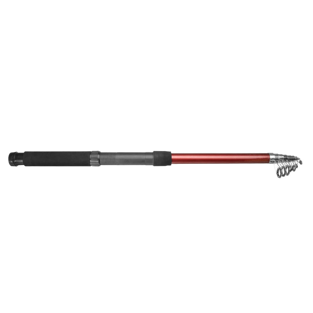 White LED fishing rod light with telescopic pole and remote control for outdoor use