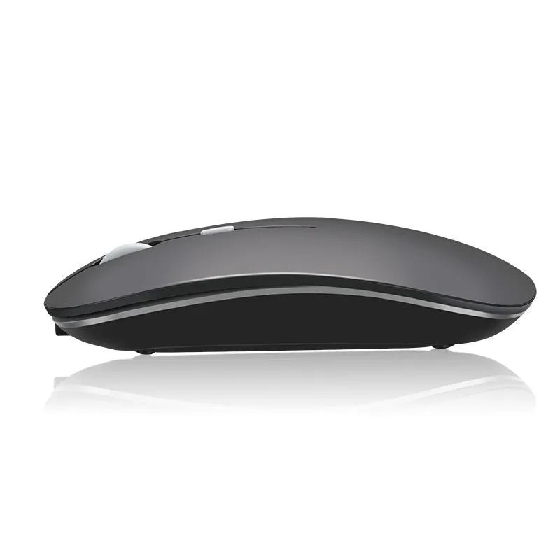 Wireless Bluetooth mouse for laptop, rechargeable, 1600dpi, four keys, black or white