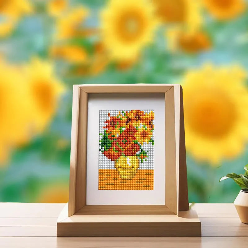 Frameless acrylic diamond painting set in cartoon style, 15x15cm or 18cm painting core, most sets with 12 non-repeating pieces.