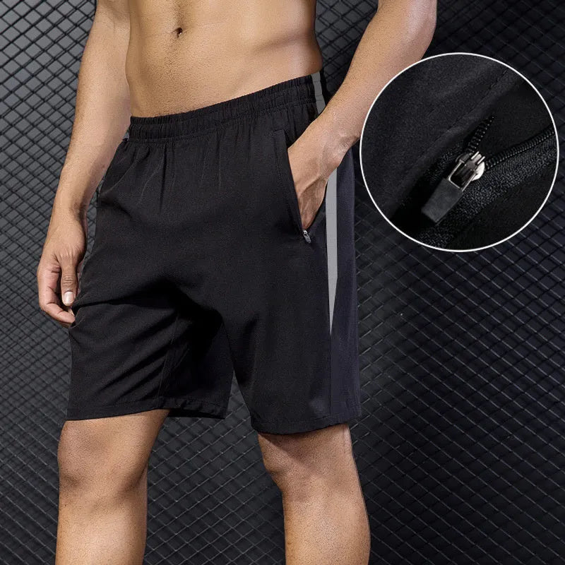 Men's sports shorts in 100% polyester fibre, available in multiple sizes and colours for casual and active wear.