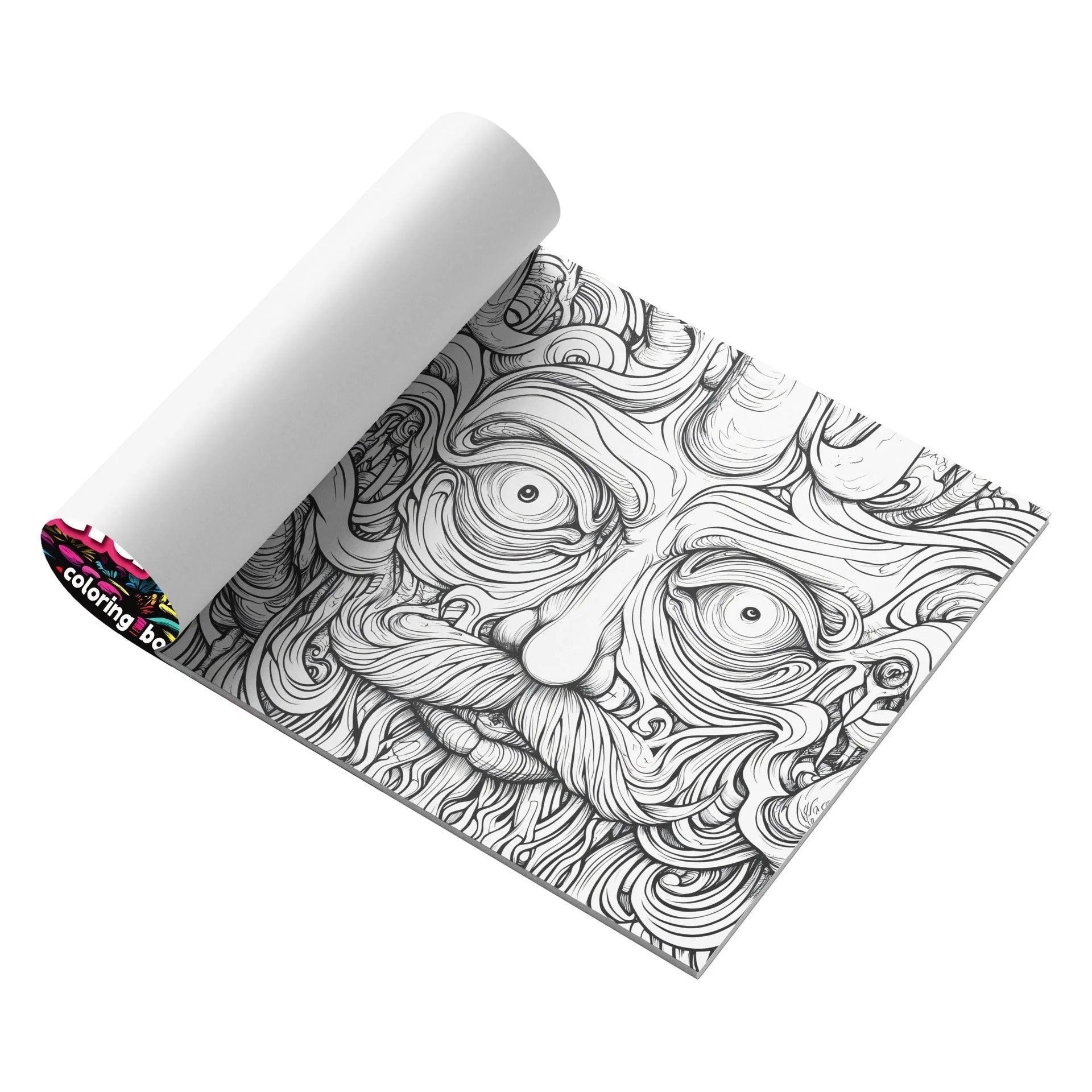 Acid tour coloured 200mm creative painting book for drawing and sketching