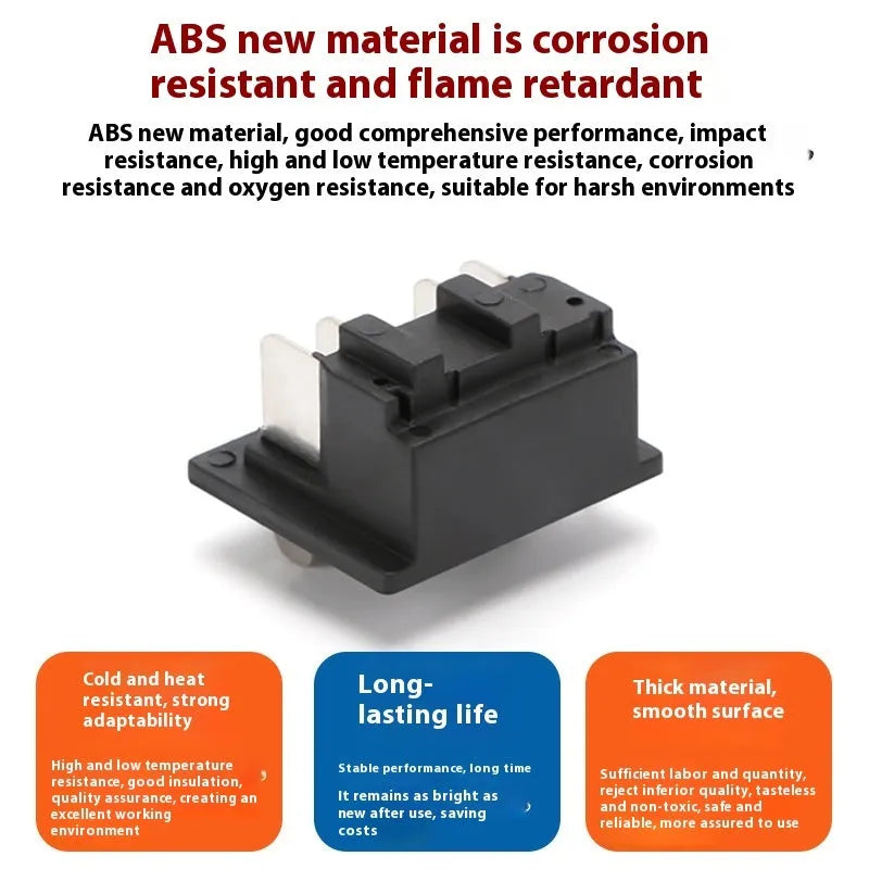 Electric tool pin copper conductive sheet socket accessory in ABS, available in 2 Feet and 4 Feet battery clip models