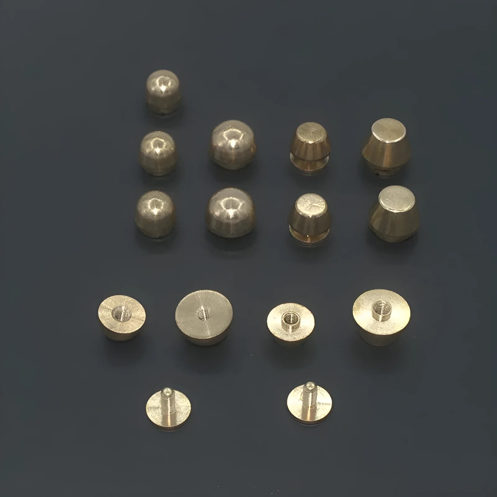 Brass decorative buckle for shoe decoration in 10mm and 12mm sizes