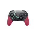 Wireless Bluetooth gamepad controller with vibration in black, white, red, and green colour options.