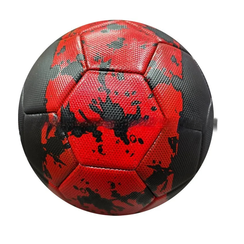 No 5 Training Competition Student Football PVC Machine Sewing Children Ball for Football Hiking Camping in Red Black Black Blue Black Green Red Blue Colour Options