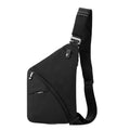 Men's Oxford cloth chest bag single shoulder crossbody design grey and black colour options
