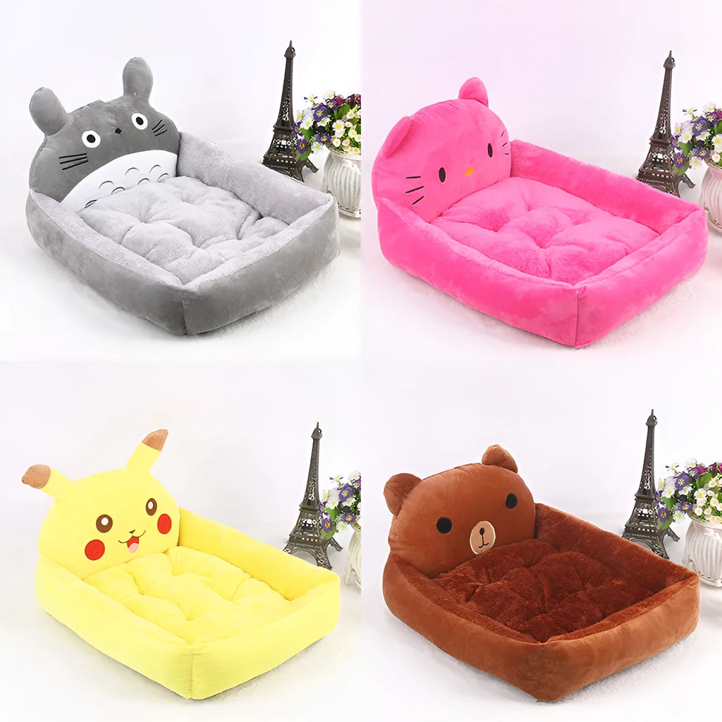 Winter warm washable pet bed sofa for small dogs and cats in multiple colours and sizes