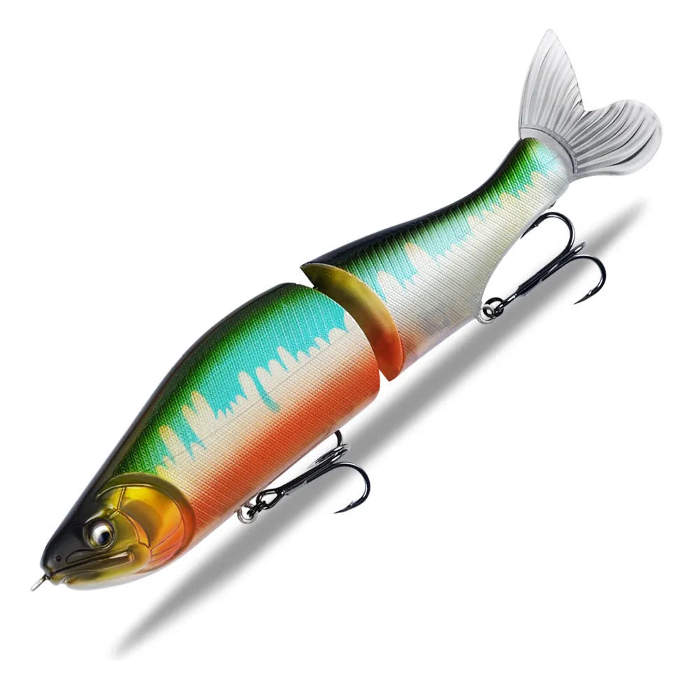 185mm plastic fishing bait for bass fishing available in multiple colours