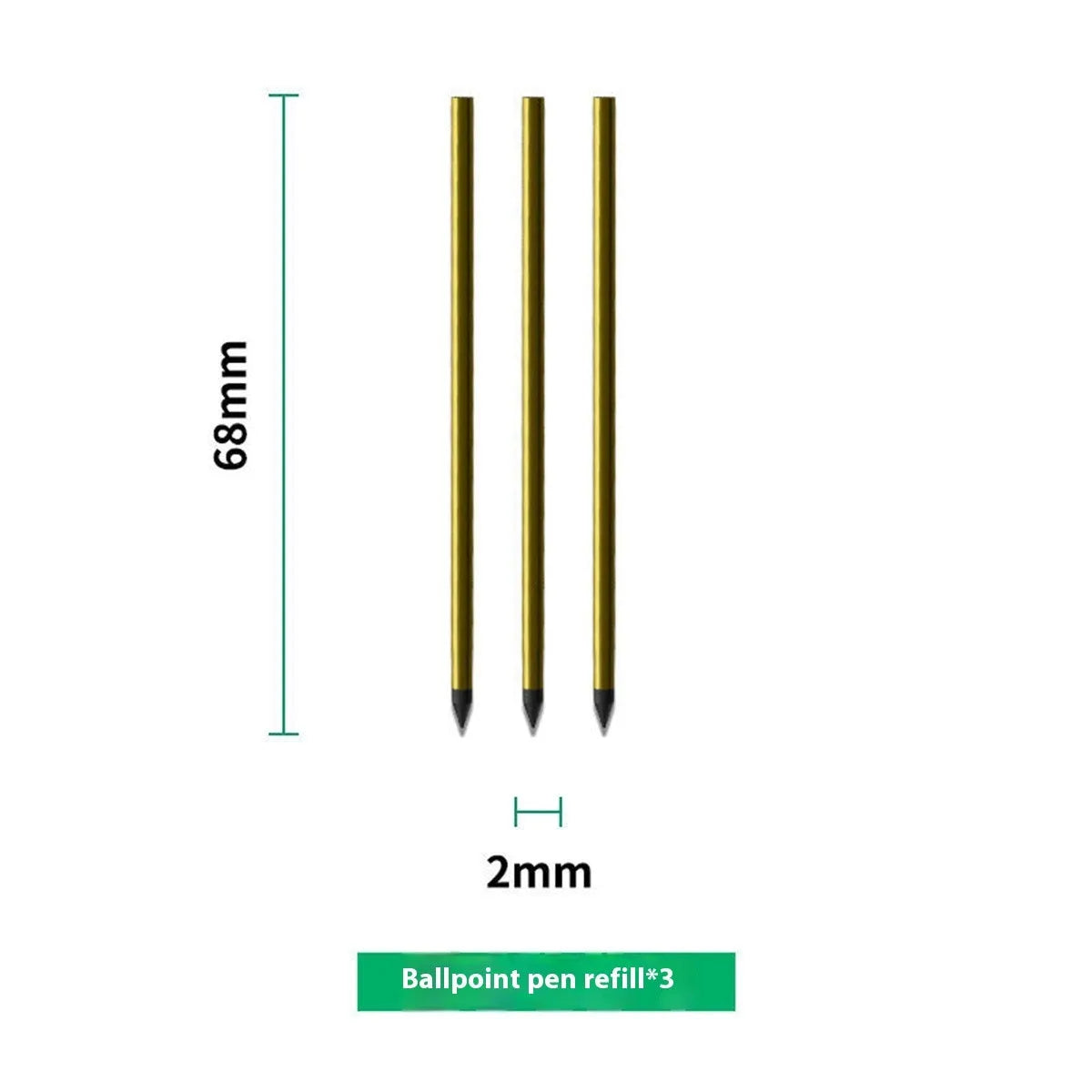 64-page Zodiac Forest Paper loose leaf refill with metal pen core and ballpoint, pencil, plastic refills