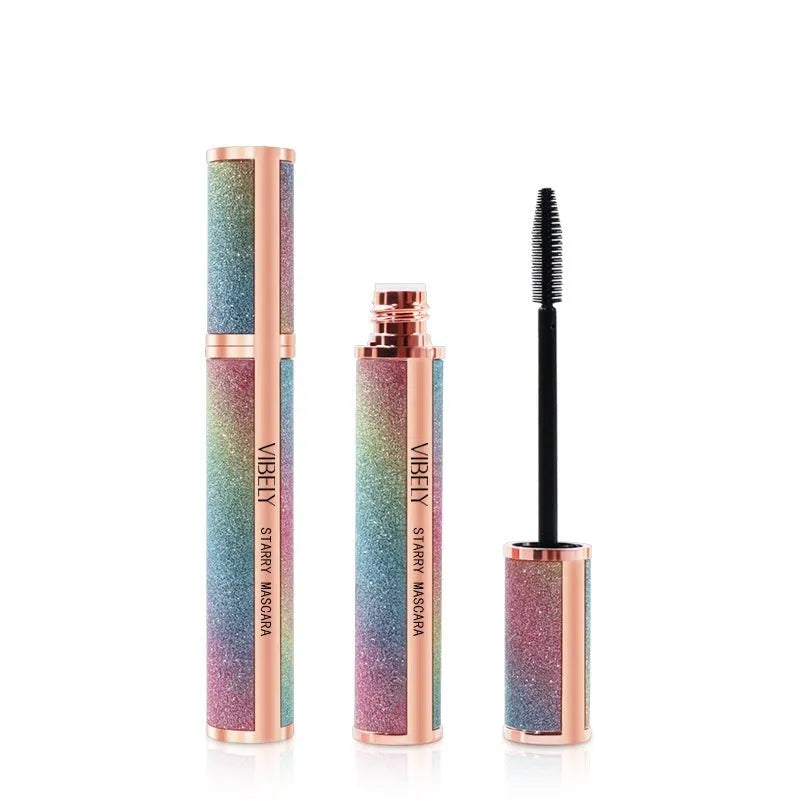 Black 4D waterproof mascara tube for long thick curled lashes