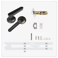 Modern minimalist alloy smart lock with fingerprint sensor and digital keypad