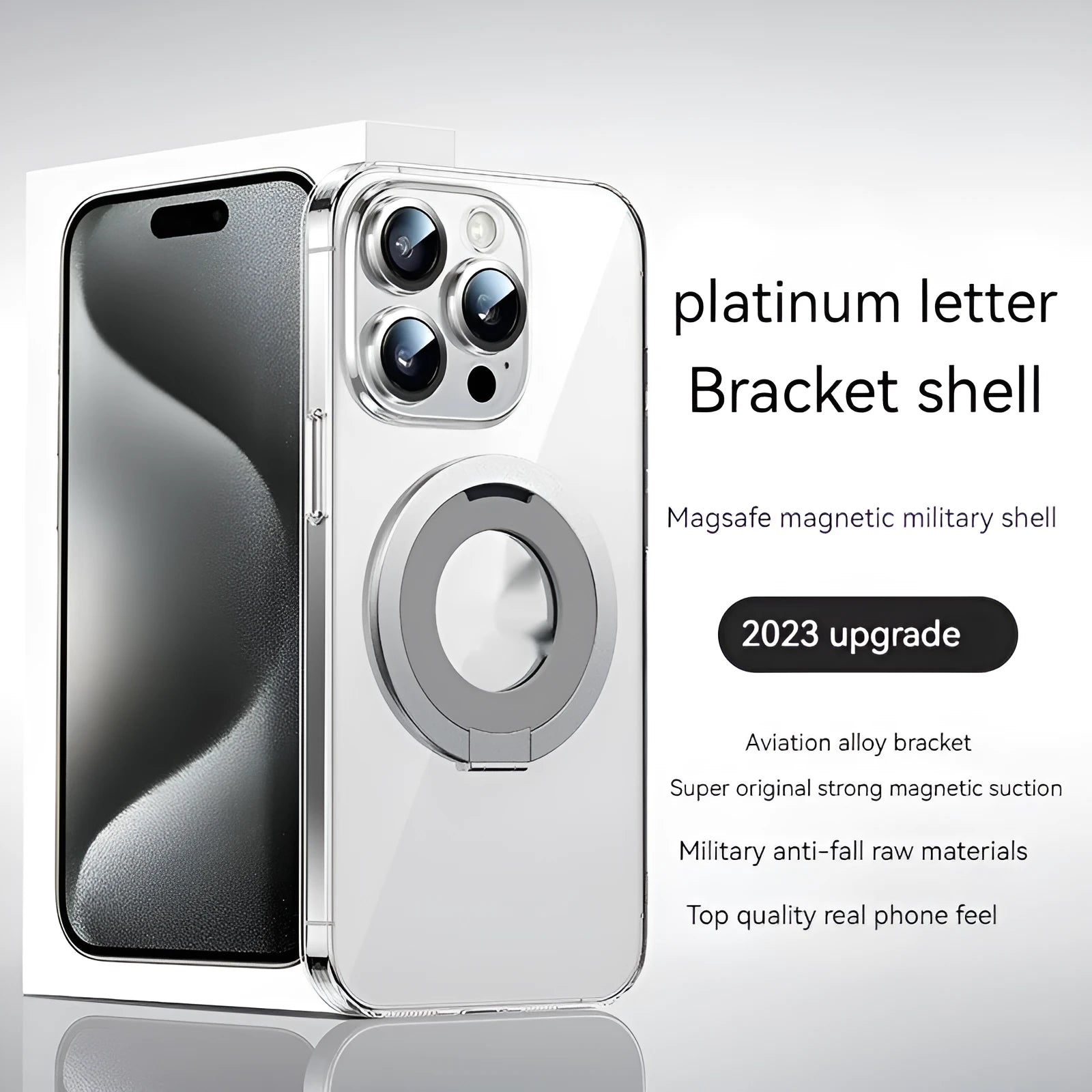 Creative Phone Case Pivot Protective Cover magnetic silicone drop-resistant for Apple iPhone series in five colours