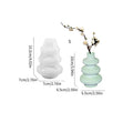 Three layer circle vase silicone baking mould with irregular shape design