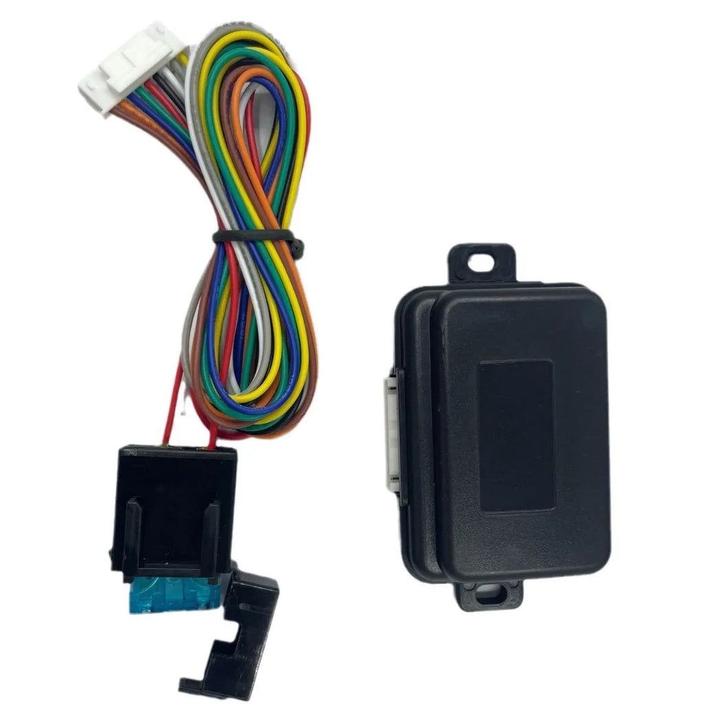 Black foldable universal car rearview mirror for full series vehicles