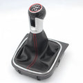 Leather gear lever handball with dust boot for Volkswagen Golf manual transmission models