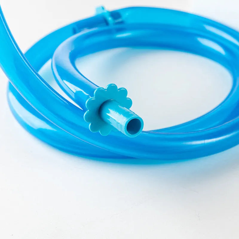 Silicone universal connector shower pipe with flexible hose and modern simplicity style, supplied in OPP bag