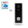 White wall-mounted network camera with 1080p resolution for mobile monitoring