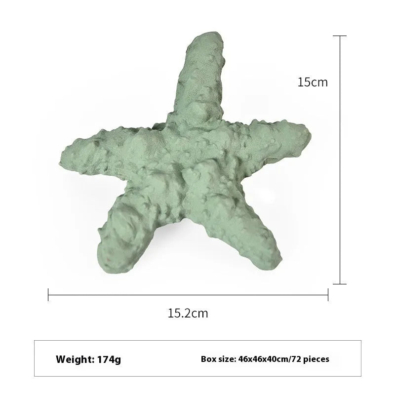 Deep sea shark themed rubber dog toy with squid shape in blue and green colour variations