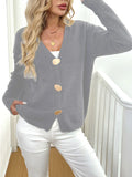 Grey deer plush women's coat with princess sleeves and an irregular hipster street style cut.
